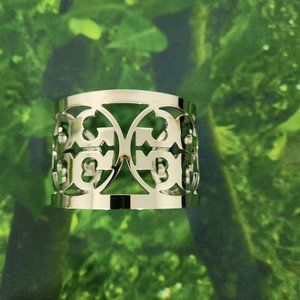 Tory Burch Reva Cut-out Logo Cuff Bracelet - New - NEVER WORN!